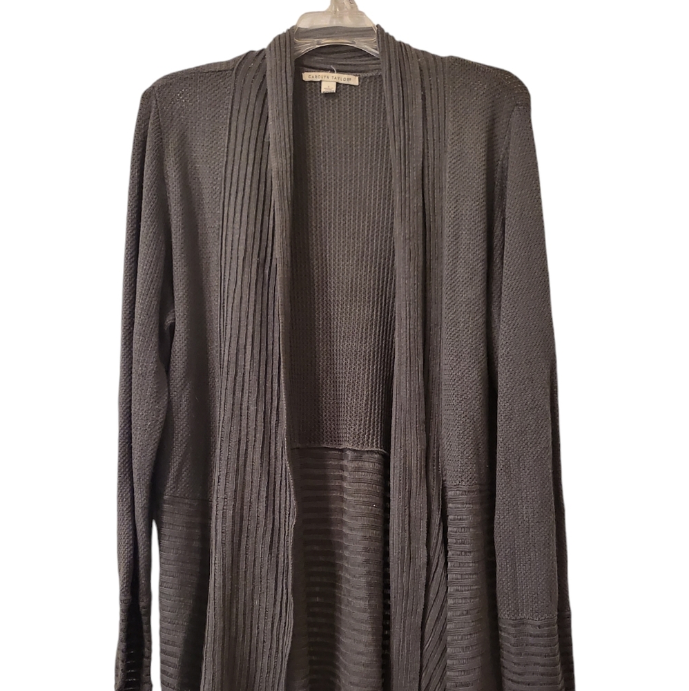 Gray Knit Cardigan